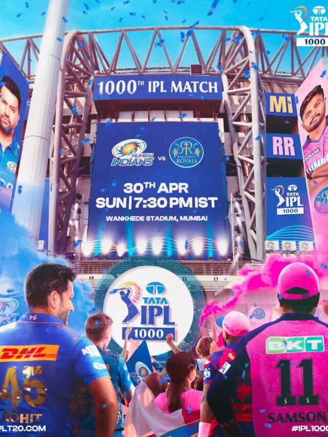 1000TH MATCH OF IPL HISTORY