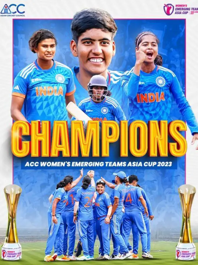 women’s emerging asia cup 2023- India A beats Bangladesh by 31 runs to win ACC Emerging Asia Cup 2023 title