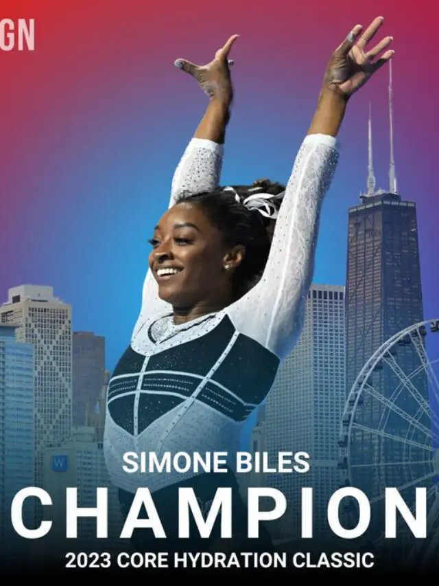 Simone Biles wins her first competitive gymnastics event since 2021, qualifies for US national championship