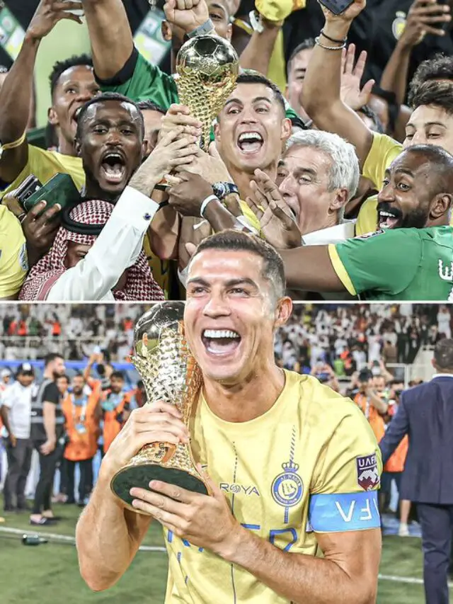 Ronaldo wins first title at Al Nassr with two goals in final