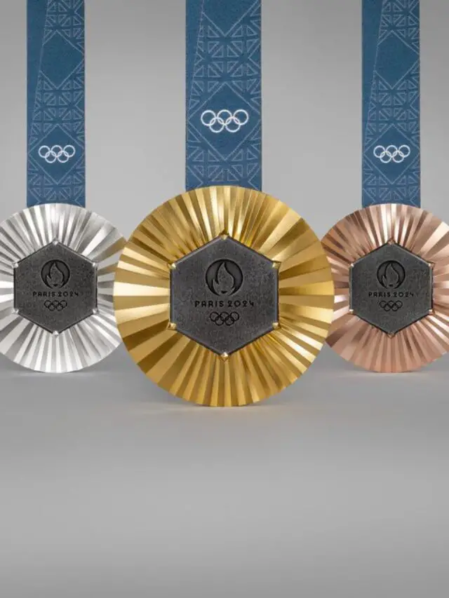 Paris 2024 Olympics medals unveiled, each with a little piece of the Eiffel Tower right in the middle