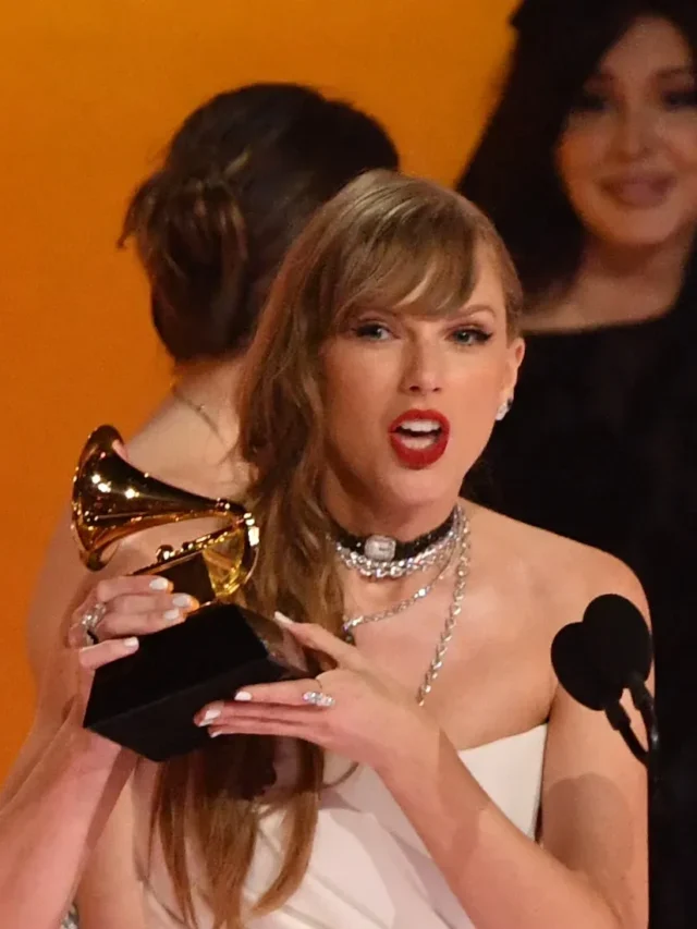 Taylor Swift stole the show at this year’s Grammy Awards, becoming the first performer to win the prize for album of the year four times