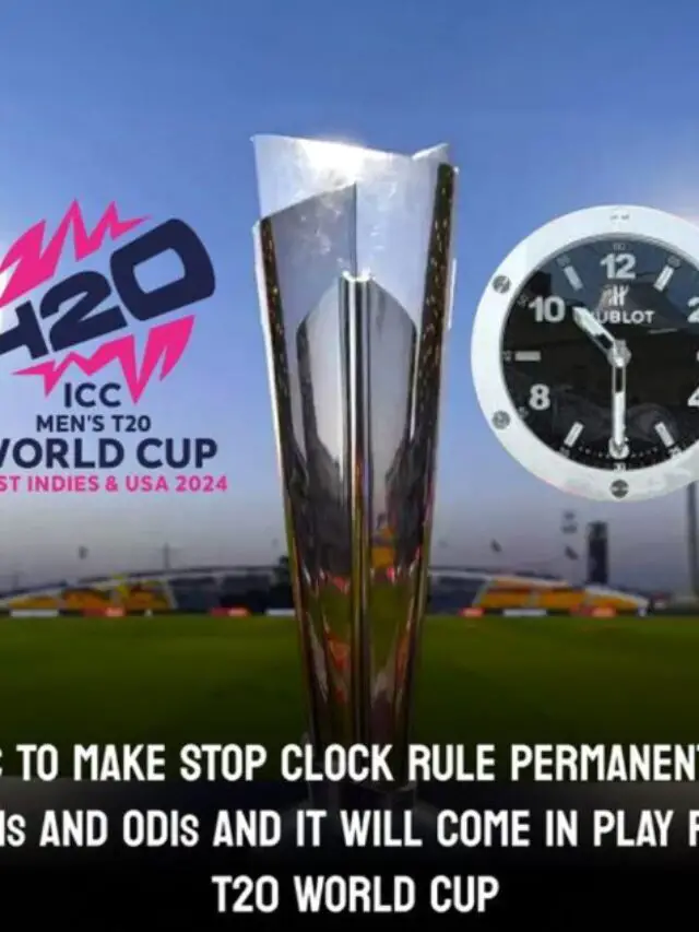 ICC will make the Stop Clock rule permanent during the T20 World Cup.