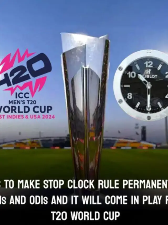 ICC will make the Stop Clock rule permanent during the T20 World Cup.