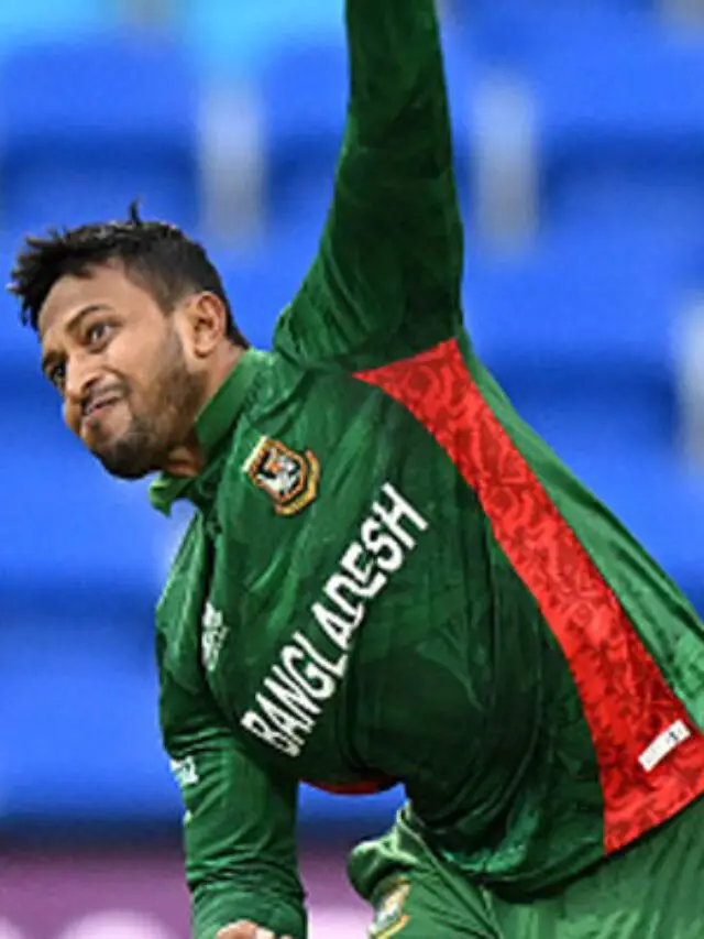 Shakib Al Hasan becomes first bowler to pick 50 wickets in T20 World Cup history