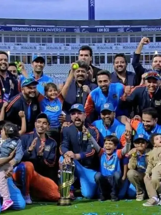 India Champions emerged victorious after defeating Pakistan Champions by five wickets at Edgbaston