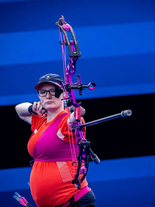 Britain’s Jodie Grinham becomes first athlete to win a Paralympic medal while pregnant