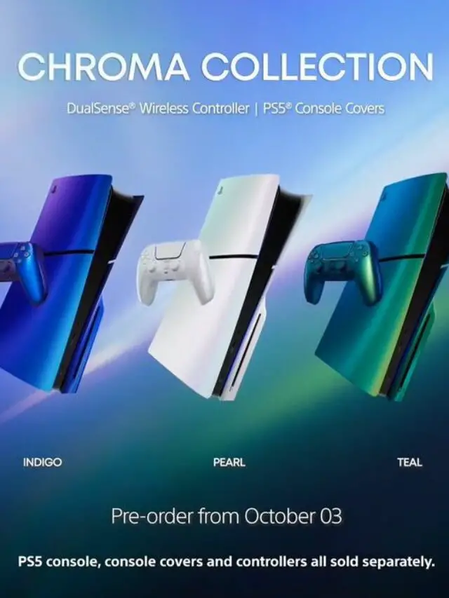 First look at the Chroma Collection, an all-new iridescent line of PS5 accessories available to pre-order