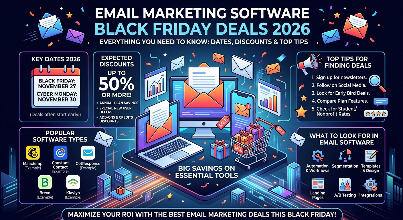 Email Marketing Software Black Friday Deals 2026: Dates, Discounts & Everything You Need to Know